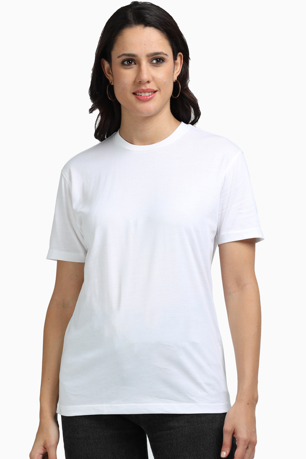 Supima Solid Color Cotton Tshirt (Sizes XS to XXL) (Women)