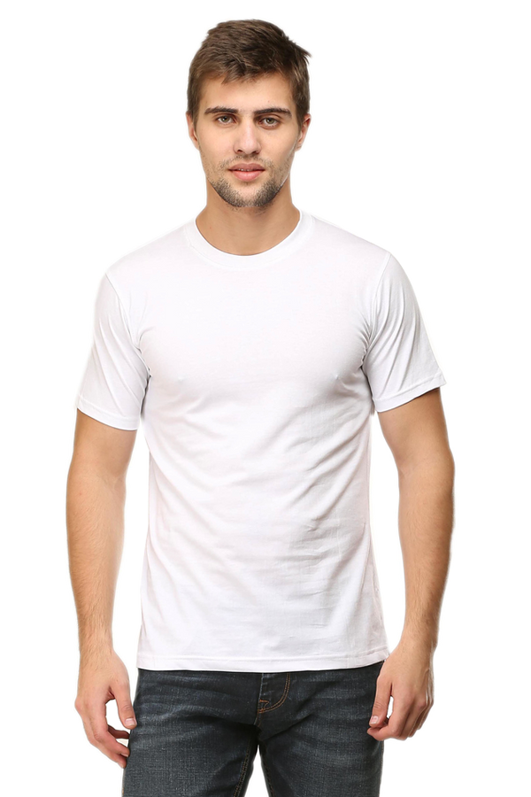 Unisex Solid Cotton T-shirt - Classic Fit