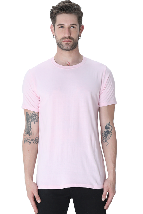 Unisex Solid Cotton T-shirt - Classic Fit