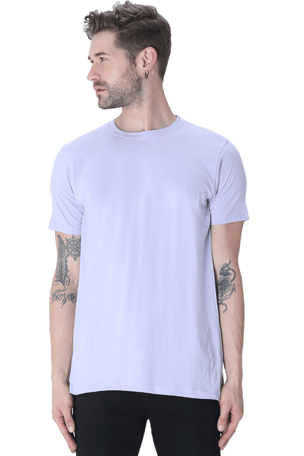 Unisex Solid Cotton T-shirt - Classic Fit
