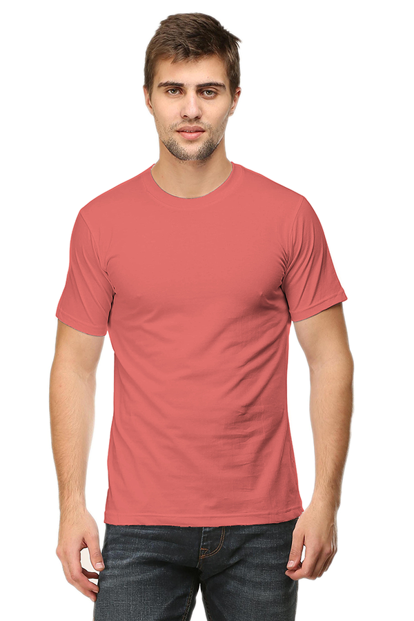 Unisex Solid Cotton T-shirt - Classic Fit